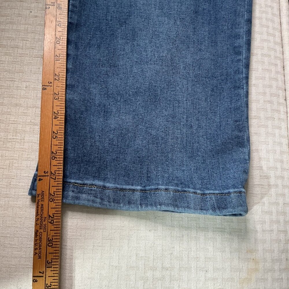 Love Soho Womens Size 22 Blue Cargo Straight Leg Denim Jeans - Picture 9 of 11